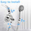 Pomme de douche double avec filtration d'eau-97832051