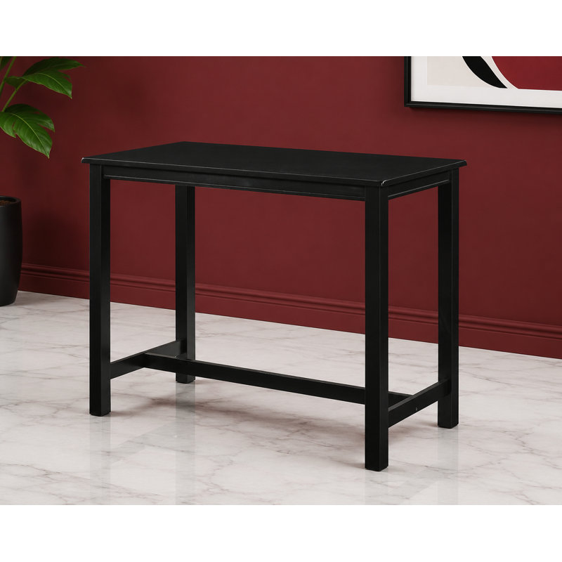 Table de salle à manger Pereira, Black, Black