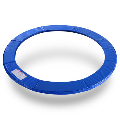 Coussin de trampoline pour trampoline, coussin de cadre rond à ressorts de sécurité imperméables, sans trou pour poteau