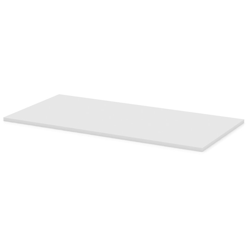 Plateau de table d'entraînement réglable, Blanc, H 1 po x l 60 po x P 24 po