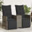  Reclining Garden Sofa Grey