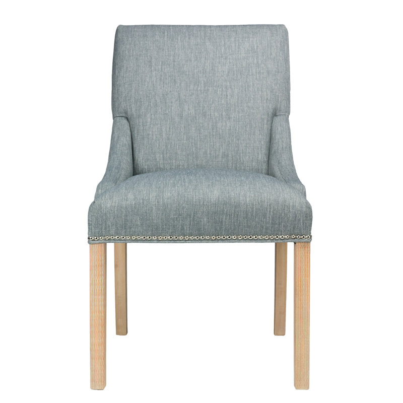 Anaisia 19'' H Upholstered Parsons Chair, Ash, Natural