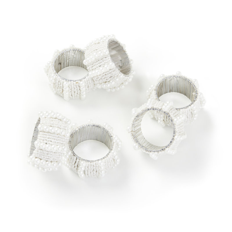 Iron Napkin Ring, White