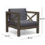 Fauteuil d'extérieur avec coussins Damico-1824226040