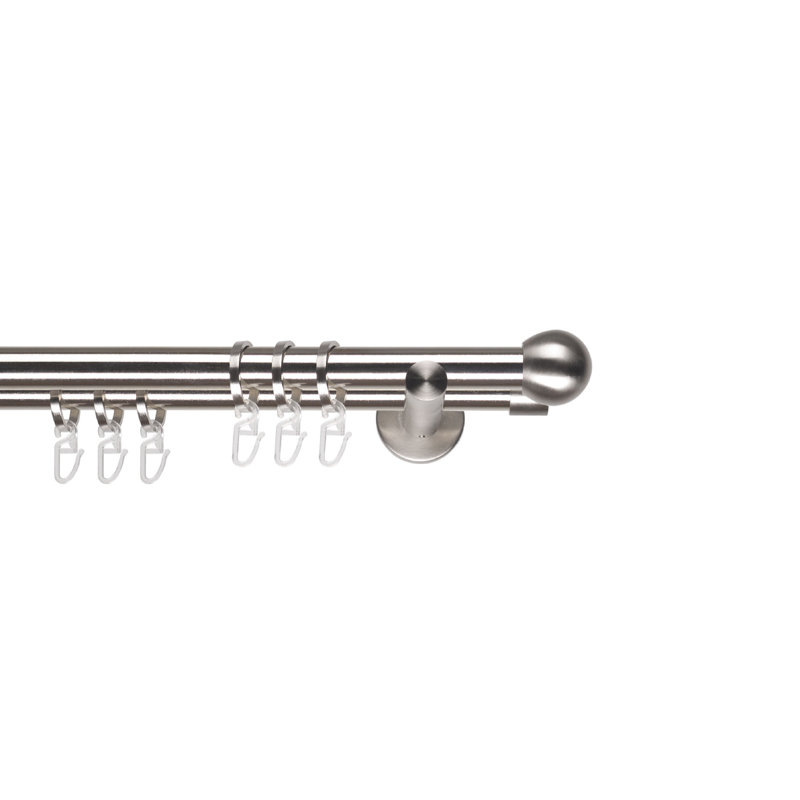 20cm Double Curtain Pole, 120cm