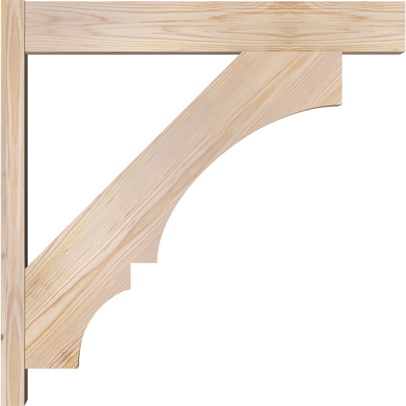 Bloc balboa rustique en bois rustique, P 36 po x H 36 po, Sapin Douglas de 7 1/2 po (lisse)