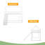 Lit simple au-dessus d'un lit simple-1959692665
