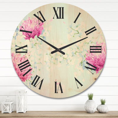 Solid Wood Wall Clock