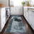 Amara Teal Washable Indoor-Outdoor Rug - -337738481