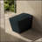 Black Square Smart Toilet With Built-In Tank For Bathroom, Remote Control, Tankless Bidet Toilet With Foot Touching Lid Opening, Auto Flush, Heated Seat, LED Digital Display, User Memory, Matte Black