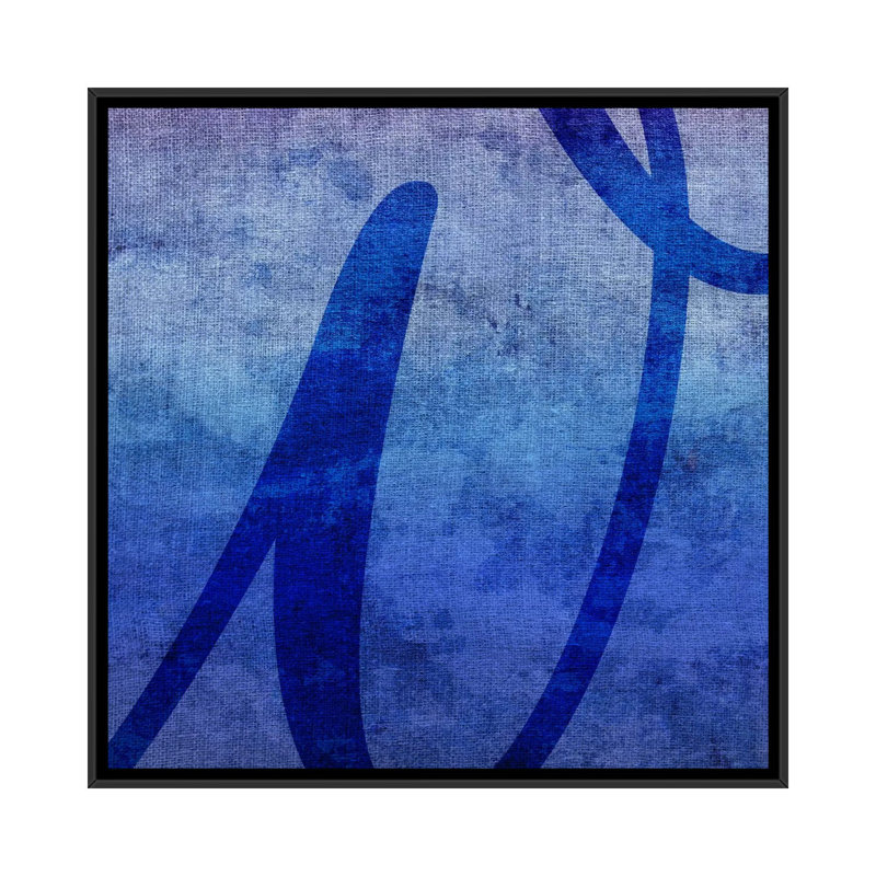 «The Type Stain», art textuel sur toile TOA415, Toile, H 18 po x l 18 po x P 1,5 po