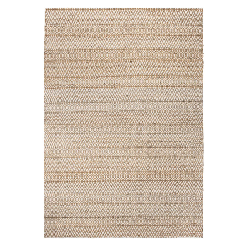 Tapis brun tissé à la main Southwestern, Rectangle 8 pi 10 po x 13 pi