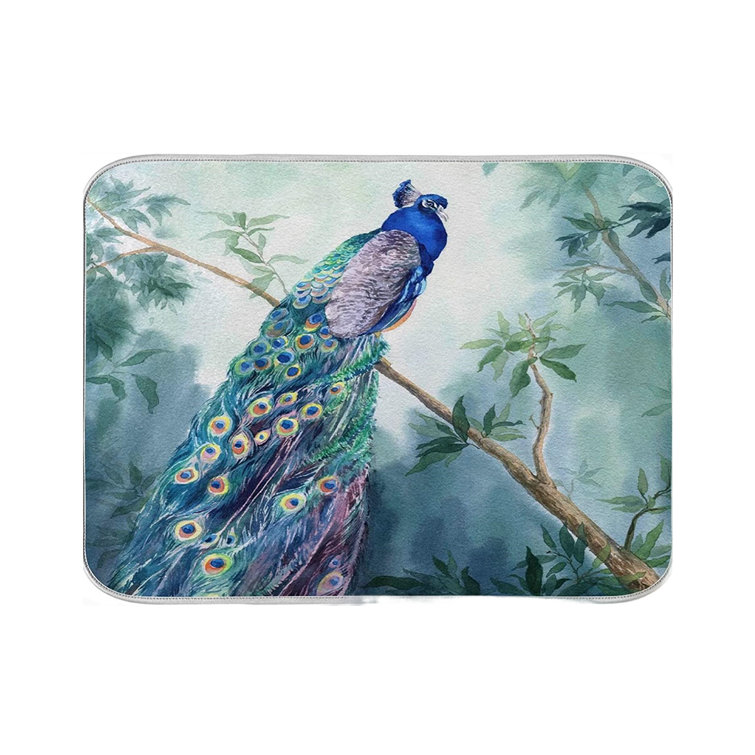 https://assets.wfcdn.com/im/06029222/resize-h755-w755%5Ecompr-r85/2257/225714684/Forest+Tree+Peacocks+Dish+Drying+Mat.jpg