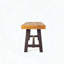 Banc à lattes Modern Modern avec plateau en bois d'acacia (ensemble de 2)