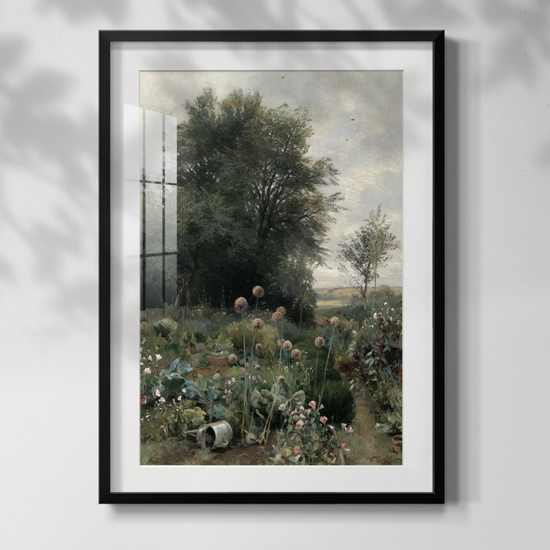 Paysage rétro CLX III - impression encadrée