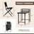 3PCS Patio Bistro Set