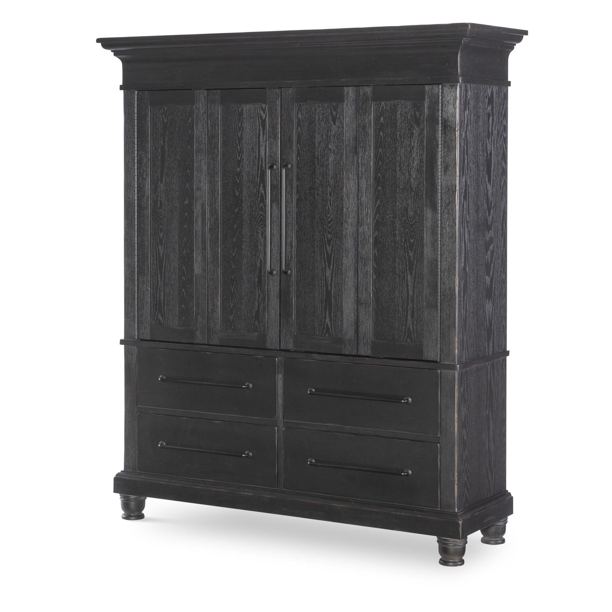 Country Living 2-Door Armoire, Black