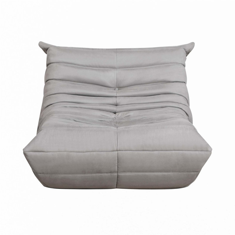 Luxury Accent Chair Butto, Grey