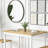 2 - Person Dining Table Set,Modern Style 3 Pieces Counter Height Bar With 2 High Back Dining Chairs For Small Space-494759004