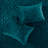 Teal Velvet 3pc Quilt Set King/Cal King