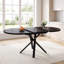 Extendable Metal Base Dining Table-845922409