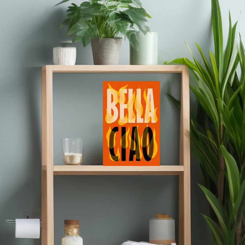 Bella Ciao by Paulina Budka - Wrapped Canvas Print, 45.72 cm H x 30.48 cm W