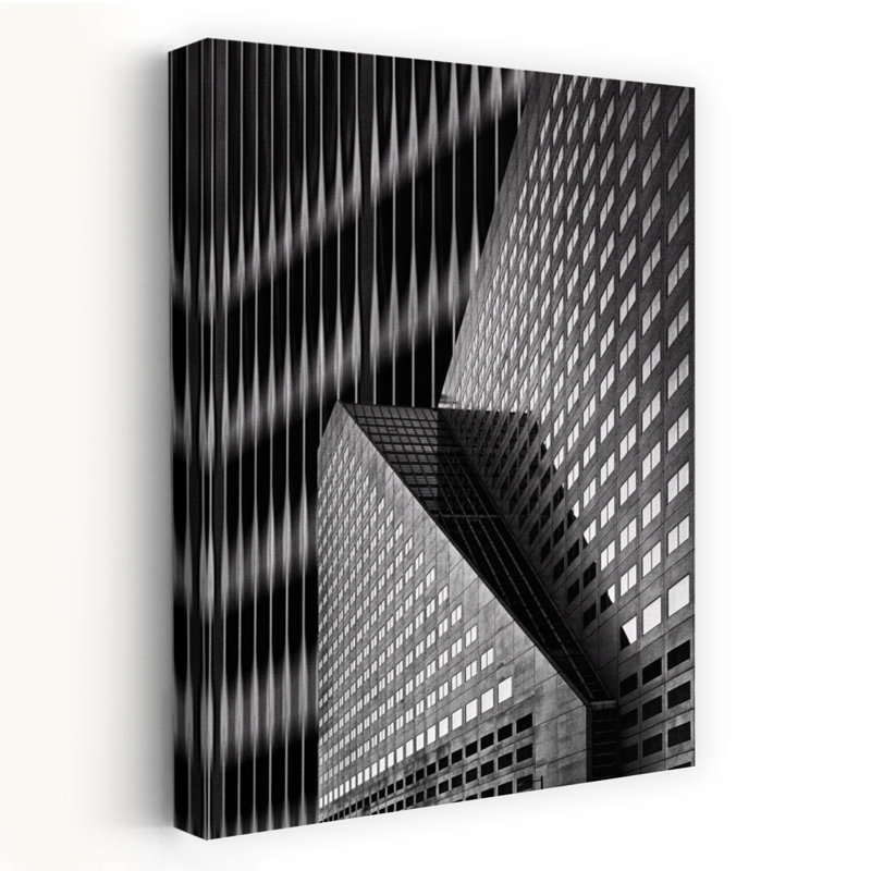 Van Den - Patches of Light, art mural architecture contemporaine, H 18 po x l 12 po