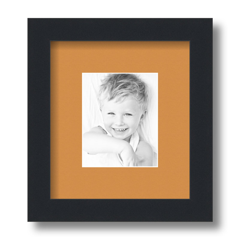 Cadre photo noir satiné Arttoframes, Ambre