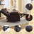 Manual Recliner Chair with Heating & Massage, 135° Adjustable with Storage for Living Room-2077849353