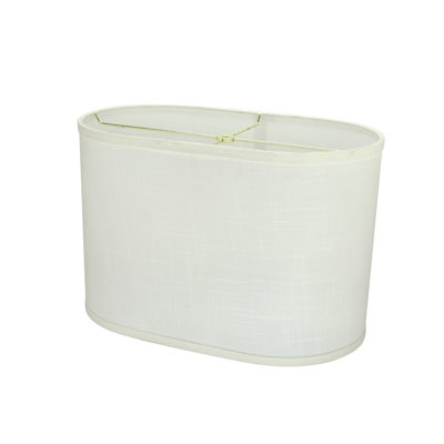 Abat-jour tambour en coton 11 po H x 16,5 po (araignée)