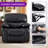 3 - Piece Modern Faux Leather Manual Reclining Living Room Set With Storage Console & Cup Holders-2016449534