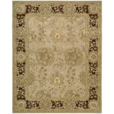Amani 2000 Oriental Handmade Tufted Beige Area Rug