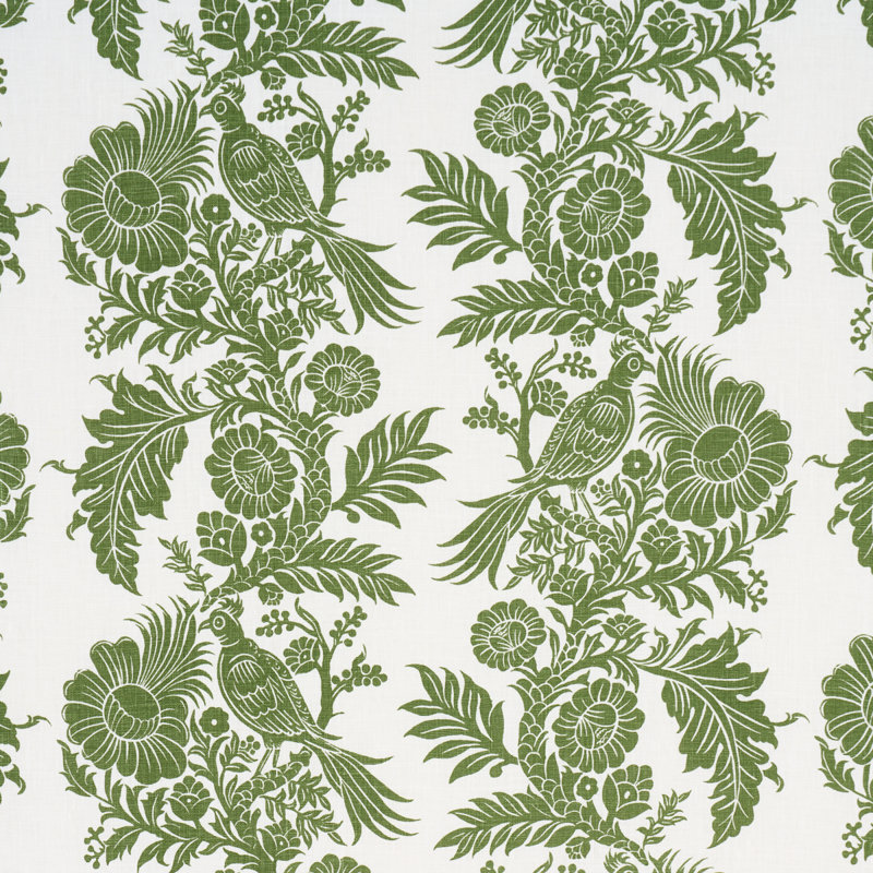 Tissu Schumacher X Marie-Anne Oudejans, Vert