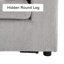 Canapé modulaire rembourré 9 pièces Nuccio-112602388