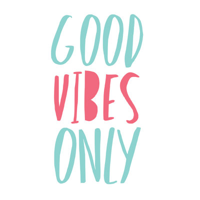 Good Vibes Simple - Wrapped Canvas Print