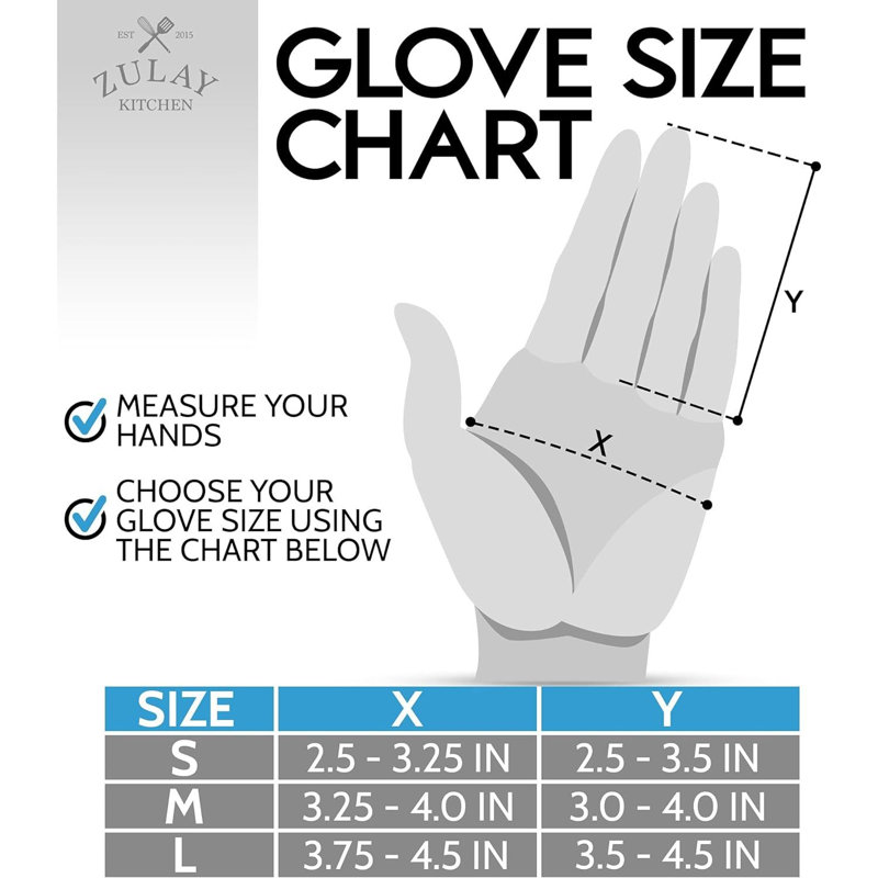 Zulay Cut Resistant Gloves Food Grade Level 5 Protection - Comfortable Safety Cut Resistant Work Gloves, Medium, Orange
