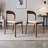 Modern Rustic Solid Wood Rectangular Dining Table Set-1407031223-1407031220