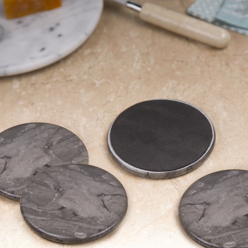 Marble Round 1 Piece Coaster