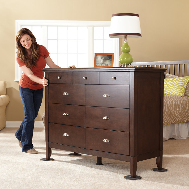 Tan Assorted Size Reusable Furniture Sliders Set