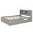 Full Size Platform Bed With Trundle, Wood Full Bed Frame With Bookcase And Headboard-2035471834