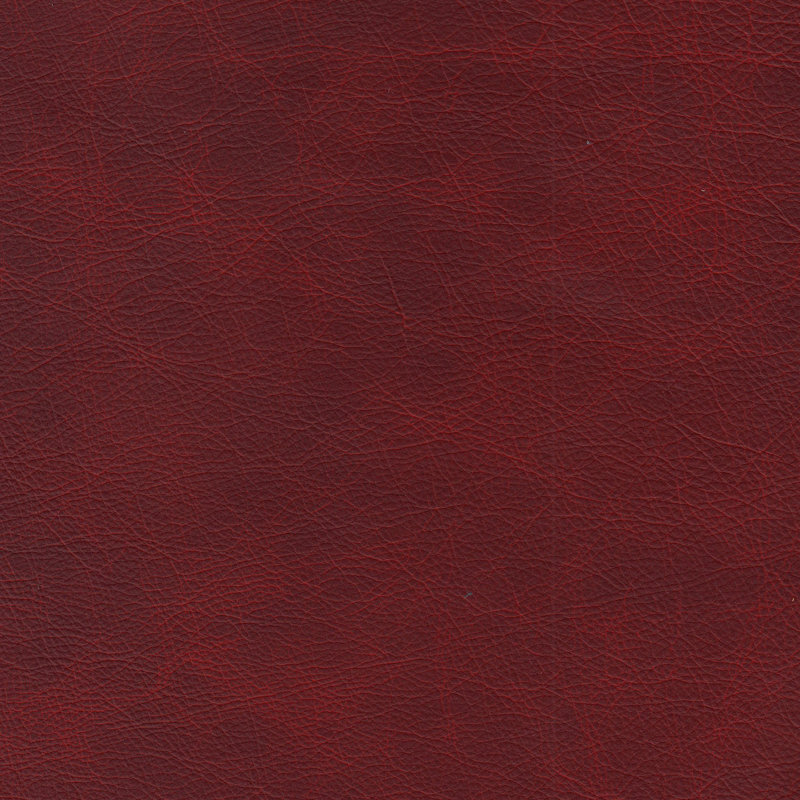 Niyat Upholstered Ottoman, Burgundy Genuine Leather
