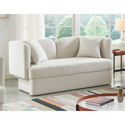 Causeuse en tissu Marcel Boucle