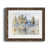Papier, cadre noyer