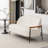 Megham Tufted Upholstered Sofa With Iron Legs-101922066