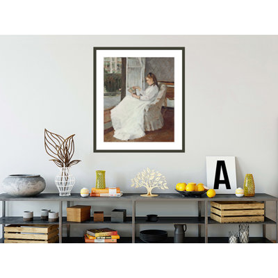 The Artist's Sister at a Window by Berthe Morisot - Framed Giclee Print