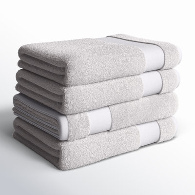 Ensemble de 4 serviettes de bain Wayfair Basics