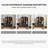 31.5" ash wood high-end Modern Minimalist Luxury display stand for antique items,Book Cabinet Storage Bookcase Storage Cabinets For Living Room, Bedroom, Home Office
