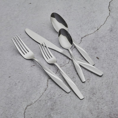 DARIUS Sand Finish 20 Pieces Flatware Set