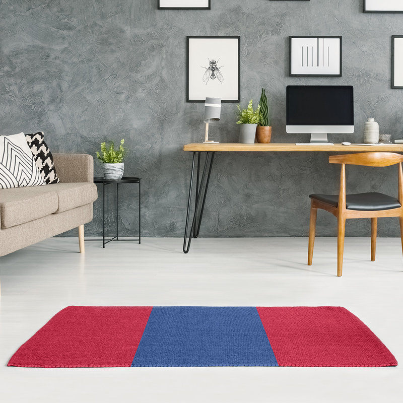Striped Indoor Rug, Rectangle 7' x 5'
