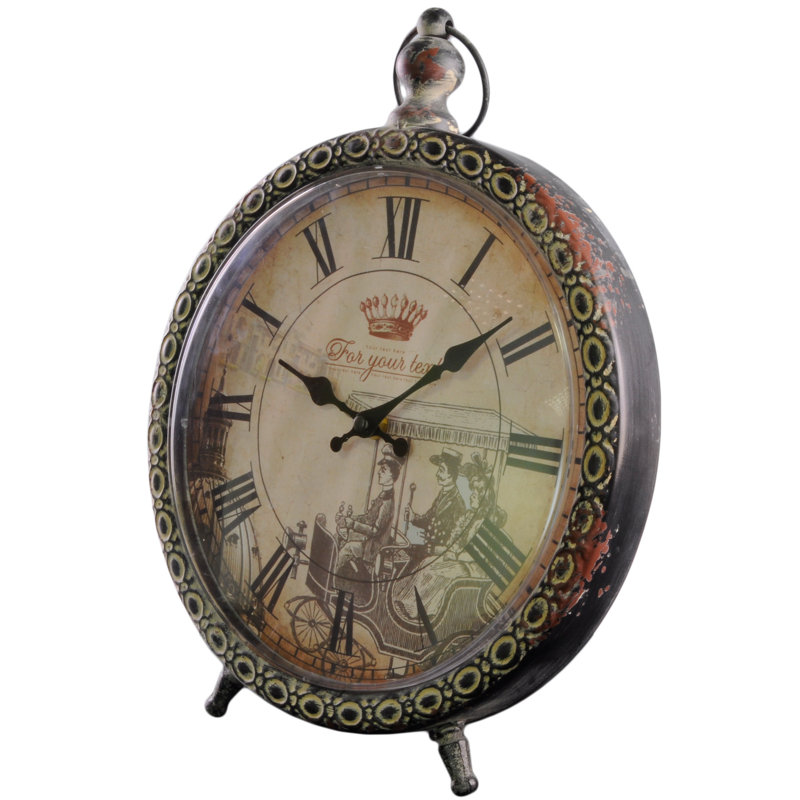 Energicus Stainless Steel Tabletop Clock
